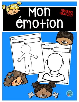 Preview of FRENCH Freebie (feelings)/ Mon émotion (GRATUIT)