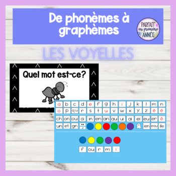 Preview of FRENCH From Phonemes to Graphemes - Word Mapping VOYELLES | Phonèmes à graphèmes