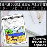 FRENCH GOOGLE SLIDES ACTIVITIES FOR EARLY FINISHERS - CHER