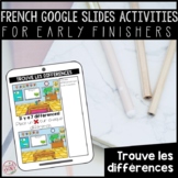 FRENCH GOOGLE SLIDES ACTIVITIES FOR EARLY FINISHERS - TROU