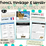 FRENCH GRADE 5 ONTARIO SOCIAL STUDIES - HERITAGE & IDENTIT