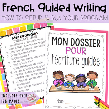Preview of FRENCH GUIDED WRITING PACKAGE - 190 PAGES! (PRIMARY/JUNIOR)