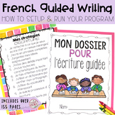 FRENCH GUIDED WRITING PACKAGE - 190 PAGES! (PRIMARY/JUNIOR)