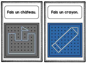 French Geoboard Shapes Formes Geometriques Avec Geoplan By Caroline Joannette