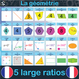 FRENCH Geometric Shapes Poster for classroom and Homeschoo