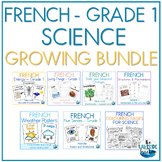 FRENCH Grade 1 Science Bundle | New Grade 1 French Ontario