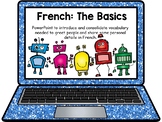 French Greetings Les Salutations 2 PowerPoints, video, worksheet.