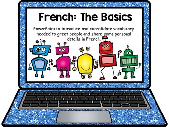 Preview of French Greetings 2 PowerPoints, video, worksheet.