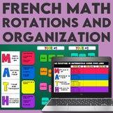 FRENCH Guided Math Group Rotations | Guided Math Organizat