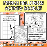 FRENCH Halloween Activity Booklet- L'Halloween