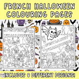 FRENCH Halloween Coloring Pages- L'Halloween