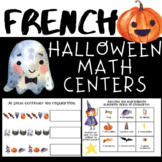 FRENCH Halloween Math Activities/Centers for Grade One