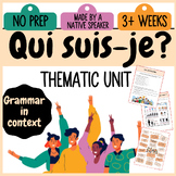 FRENCH INTERMEDIATE Thematic Unit on IDENTITY, FAMILY and 