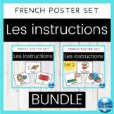 FRENCH Instructions Posters BUNDLE