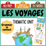 FRENCH INTERMEDIATE Thematic Unit on Travel & Vacation | V