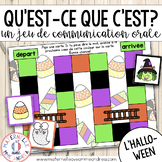 FRENCH Jeu de communication orale - Halloween (Oral Commun