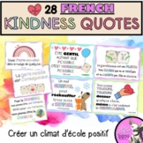 FRENCH KINDNESS QUOTES: 28 POSTERS and CARDS - 28 AFFICHES