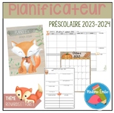 FRENCH Kinder Teacher planner/ Planificateur (préscolaire)