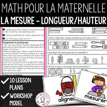Preview of FRENCH Math Unit - La mesure (longueur et hauteur) - Measurement (Length)