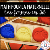 FRENCH Kindergarten Math Unit - Les formes en deux dimensi
