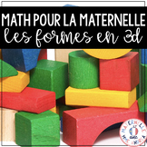FRENCH Kindergarten Math Les formes en trois dimensions (3