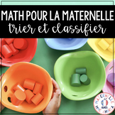 FRENCH Kindergarten Math - Trier et classifier (Sorting & 