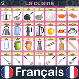 FRENCH "Kitchen" Vocabulary Large Posters (LA CUISINE). 49