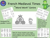 FRENCH LANGUAGE ARTS: Medieval Times BUNDLE
