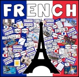 FRENCH LANGUAGE TEACHING RESOURCES DISPLAY FLASHCARDS POST