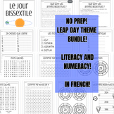 FRENCH LEAP DAY BOOKLET! No Prep, Ready to Print!