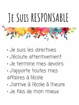 FRENCH LEARNING SKILLS POSTERS & SUCCESS CRITERIA (COMPÉTENCES D ...