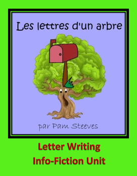 Preview of FRENCH LETTER WRITING INFO-FICTION UNIT WITH EARTH DAY CONTEXT