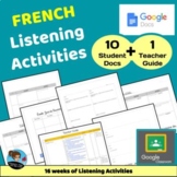 FRENCH LISTENING: Activités d'écoute: 16 wk unit: 80 video
