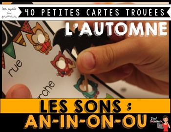 Preview of LES SONS - Petites cartes trouées (poke card)
