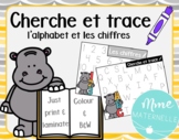 FRENCH** Letter and Number Tracing Mats