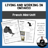 FRENCH Living and Working in Ontario Mini-Unit