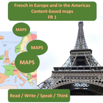 Preview of FRENCH MAPS 1 / 2 - French in Europe and in the Americas - Content-based MAPS