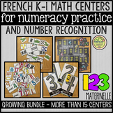 FRENCH MATH CENTERS FOR NUMBER PRACTICE & RECOGNITION K-1 