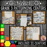 FRENCH MATH CENTERS - PATTERNING AND ALGEBRA/LES SUITES ET