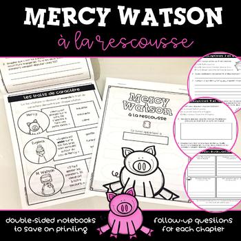 Preview of FRENCH Mercy Watson à la rescousse / Book Study Mercy Watson to the rescue