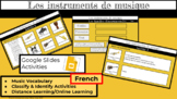 FRENCH Music - Sort and Identify Instruments - Google Slid