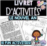 FRENCH New Year's Reading Comprehension and Activity Book 