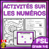 FRENCH Number Activities | Les numéros