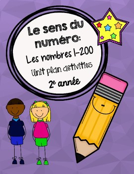 Preview of FRENCH Number Sense Unit Plan - Grade 2