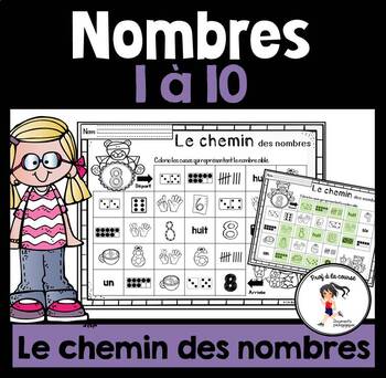 french numbers 1 10 pathway le chemin des nombres 1 10