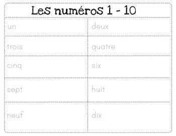 french numbers 1 20 activity by mme jones teachers pay teachers