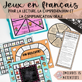 FRENCH ORAL COMMUNICATION, READING & COMPREHENSION GAMES (