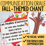 FRENCH Oral Communication Game - Les feuilles d'automne - 