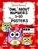 FRENCH: "Owl" About Numbers {Math Posters 1-10} Kindergart