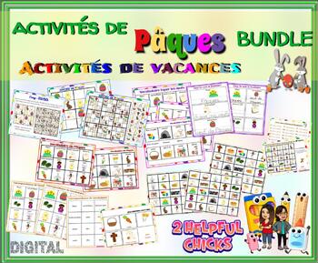Preview of FRENCH - Pâques BUNDLE -- Easter (Digital + PDF)